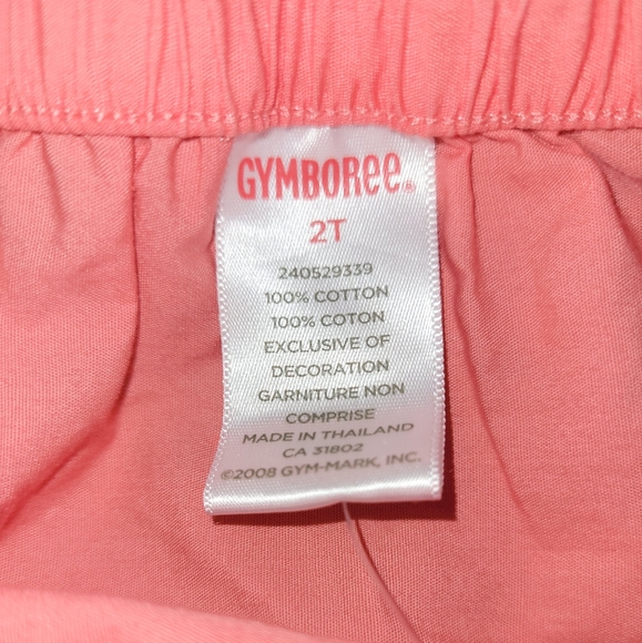 🌈 NWT Vintage Gymboree Happy Rainbow Coral Tiered Cotton Skirt Polkadot 2T 🆕️ - Picture 5 of 5